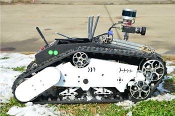 Night Vision Patrolling Robot
